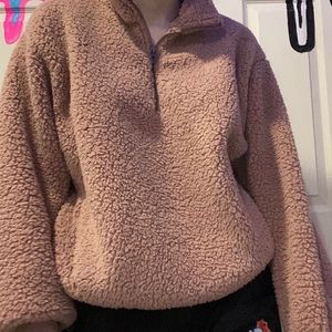 Softest American Eagle Sherpa Pullover
